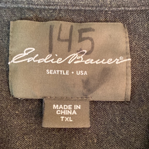 Eddie Bauer - men’s cotton/cashmere sweater. Size XLT - Picture 3 of 11